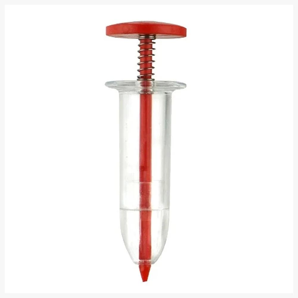Syringe Seeder Manual Sower Seed Spreader Plastic Handheld Seed Planter Plant Seed Sower Small Seed Spreader Gardening Supplies