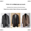 FAPAI.EC Men's Casual Wool Overcoat