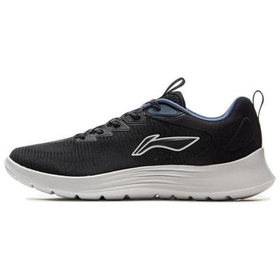 Li Ning Leichte Weiche Rebound Freizeit Laufschuhe Herren Sneaker Schwarz ARSV033-5