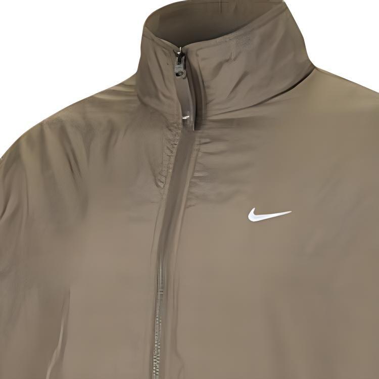 Nike Jackets Men's Olive Gray Stand Collar Moderate Other DA0311-081