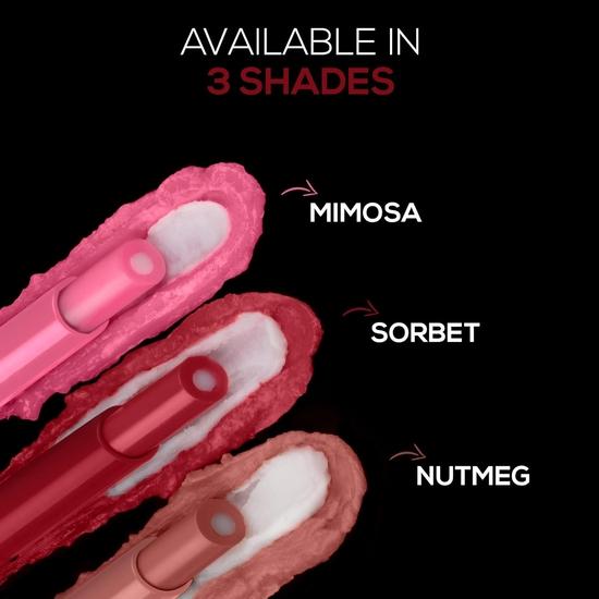 RENEE Lip Fix 3 In 1 Tinted Lip Balm 02 Nutmeg 1.6 Gm, Heals Lightens & Nourishes | Dual Core Care Enriched with Vitamin E & Chapped Dry Lips