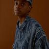 MAGOODGAN Headwear 9307 Jacquard Medium Indigo Denim Camp Cap