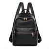 Retro Soft Leather Backpack for Women Simple and Versatile Large-capacity Ladies' Backpack Casual Schoolbag