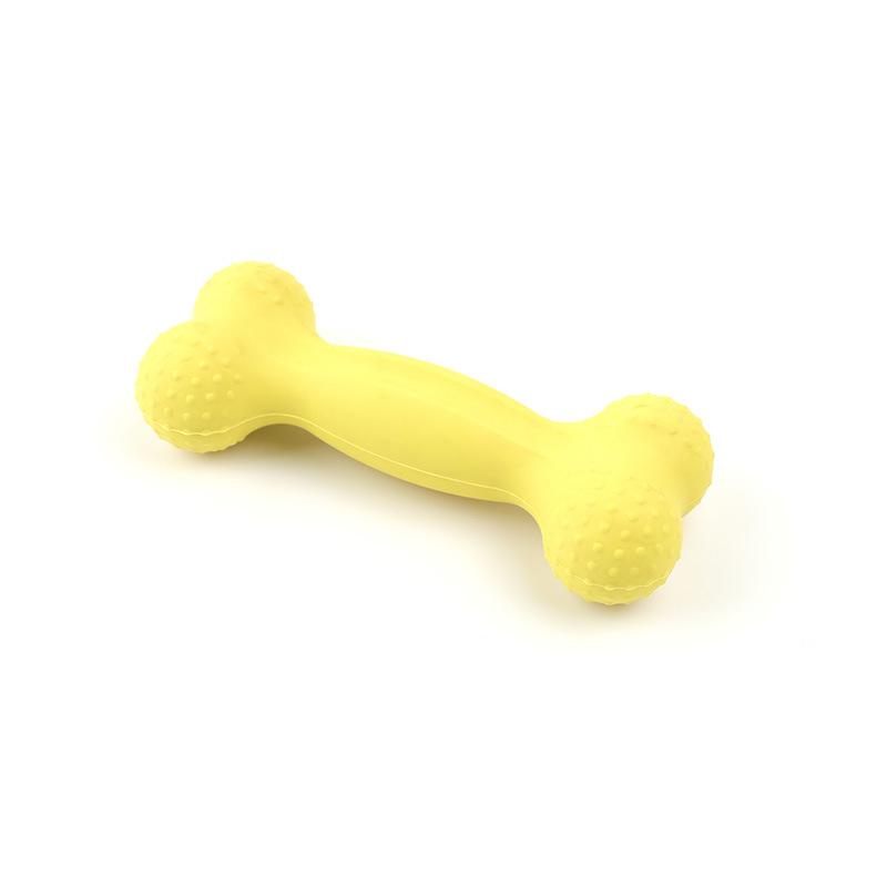 

Dog Toys Tooth Grinding Stick Medium Large Dog Bite Ball Puppy Teddy Corgi Pet Boredom Relief Toy жёлтый