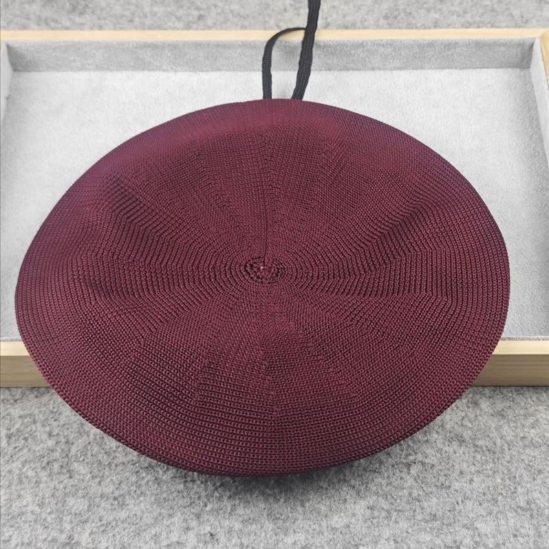Summer Breathable Beret Hat For Men And Women Lightweight Polyester Casual Headwear
