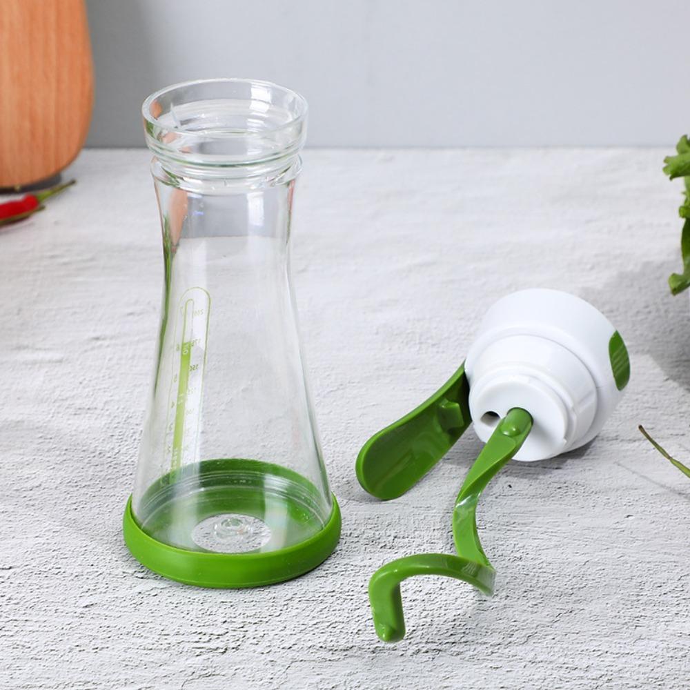 Transparent Salad Dressing Bottle Leak Proof Vinaigrette Container Juice Mixing Cup  Picnic