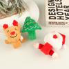 Christmas Cartoon Plush Slap Bracelet - Cute Japanese & Korean Big Head Wristband Gift