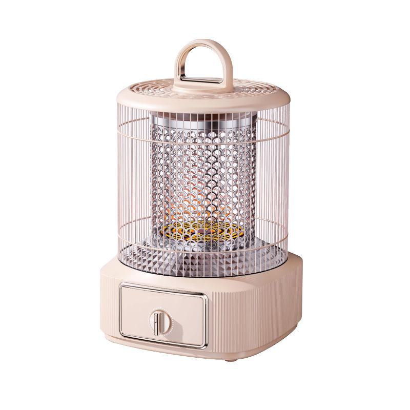 Colivie Mică Ajustabilă pentru Păsări Solare și Încălzitor de Birou