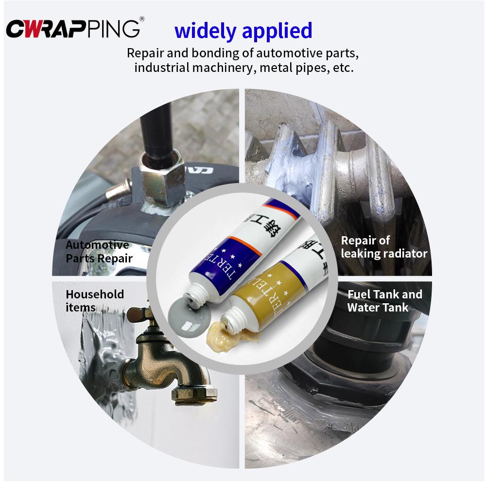 AB Type Casting Repair Glue High Temperature Resistant Liquid Metal Welding Filler Metal Repair Glue Caulking Agent Extra Strong