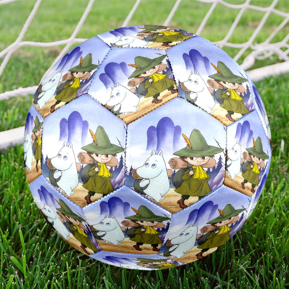 Snufkin Theme Size 5 Soccer Ball, Suitable for Both Indoor and Outdoor Matches, a Gift Suitable for Everyone.