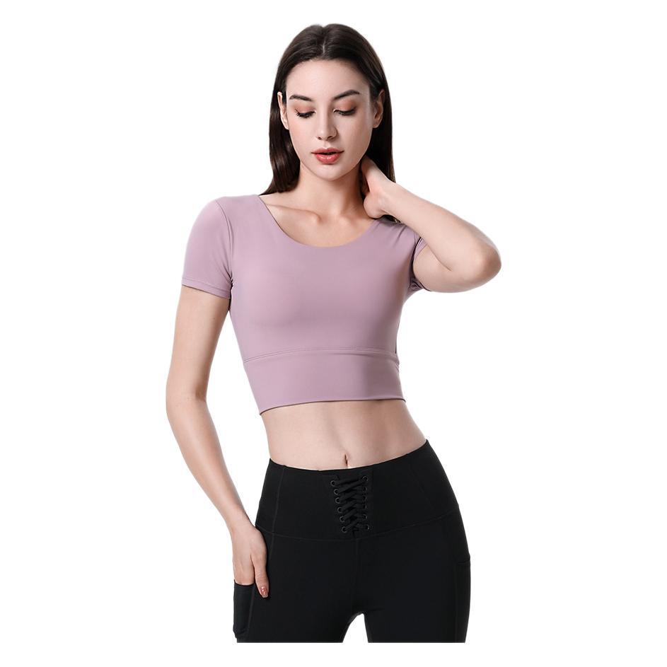 Women's Cross-Back Sleeveless Yoga Crop Top for Outdoor Fitness