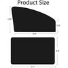 Car Side Window Sun Shades Window Sunshades Privacy Curtains, 100% Block Light Front&Back 4pcs