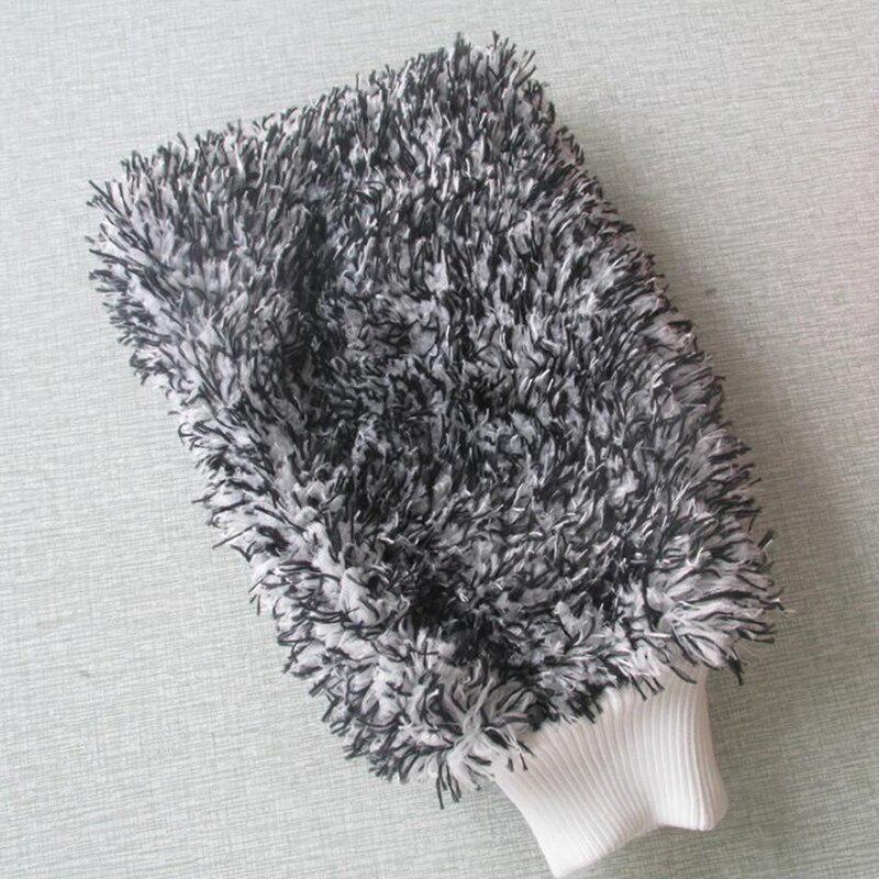 Soft Glove High Density Car Cleaning Ultra Auto Detail Microfiber Madness Washing Mitt Cloth Towel