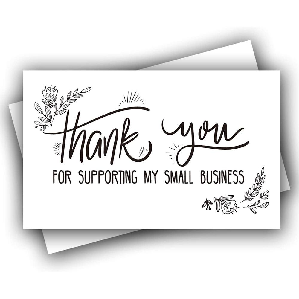 10-30pcs Thank You For Your Order Card Custom Write Your Business Card Small Business Gift Decoration Label Goods Follow Card