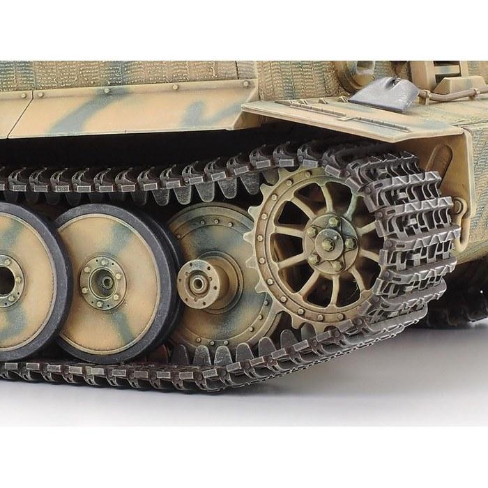 Tamiya 1/35 Militär-Miniaturserie Nr. 194 Deutscher Schwerer Panzer Tiger I Mittlere Produktionsversion Plastikmodell 35194 Spritzgussfarbe