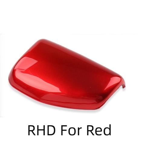 LHD/RHD For Hyundai Elantra CN7 N 2020-2026 Red Carbon Fiber Style Gear Shift Knob Cover Trim Cover Trim Car Interior Parts