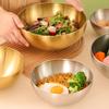 Stainless Steel Meal Prepping Bowl Easy To Clean Serving Bowls Reusable Salad Bowl Practical Mixing Bowl for Salad