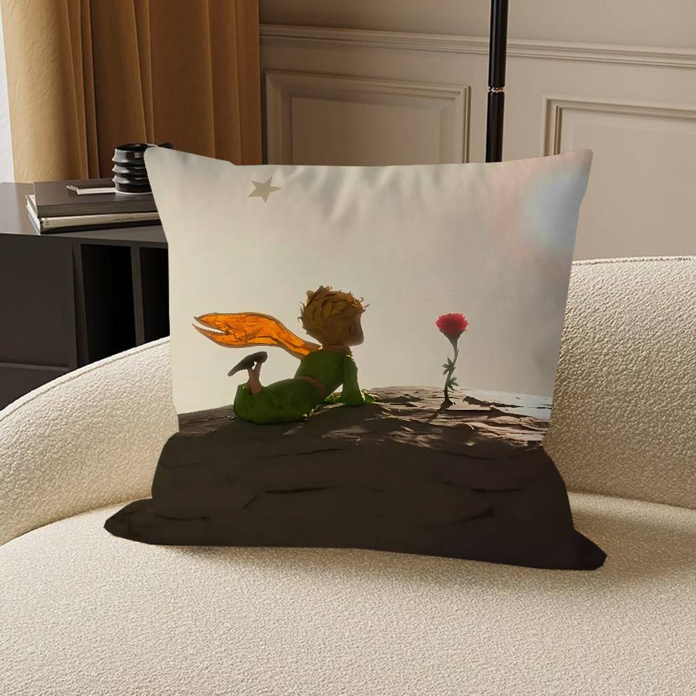 

The L-Little Prince Pillow Cover for Bedroom Room and Living Room Sofa Decorative Cushion Cover 12x12Inch