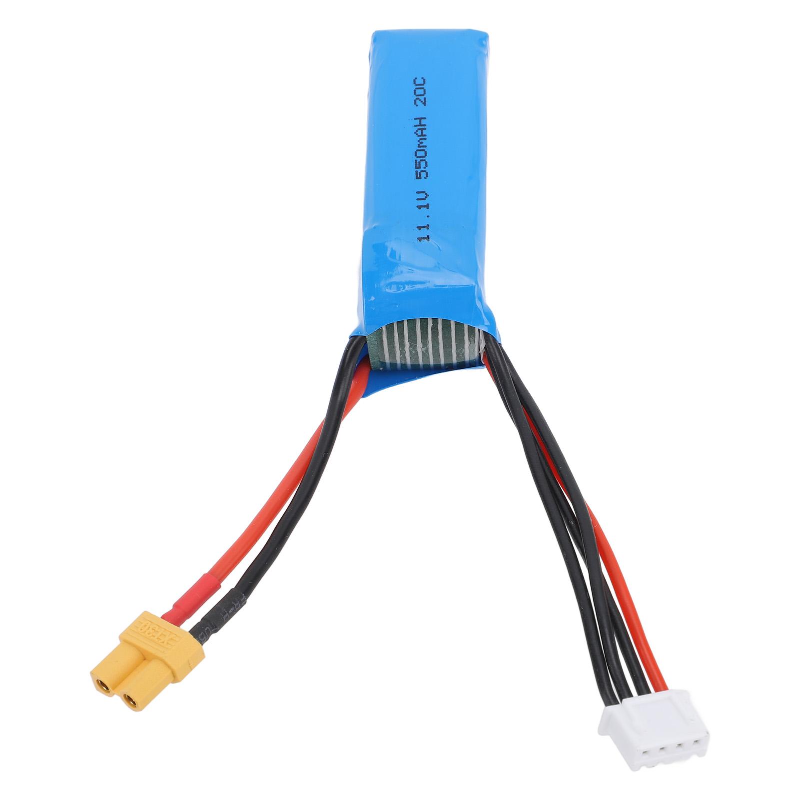 

11.1V 550MAH 20C 3S RC Helicopter Lithium Battery Replacement for YUXIANG F150 Helicopter