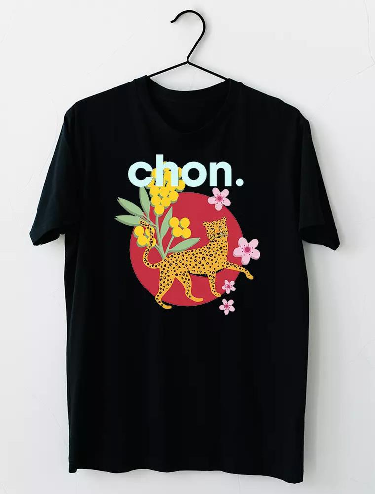 Vtg Chon American Music Band Cotton Black Full Size Unisex Shirt S