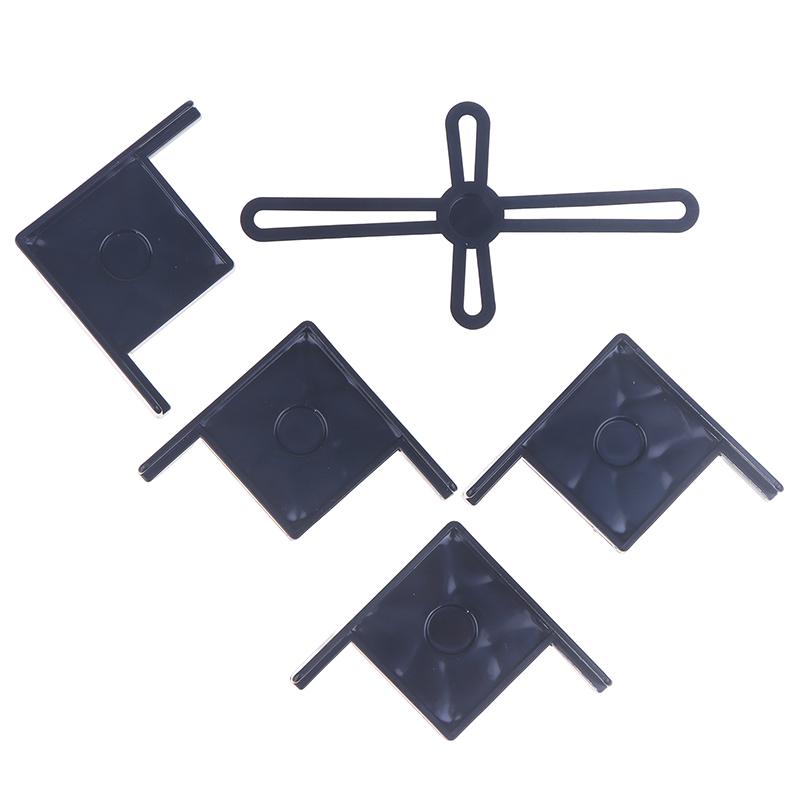 4Pcs/Set Anti-Collision Fish Tank Corner Protector Adhesive Free Protective Cover Safety Bumper Aquarium Fish Tank Accessories