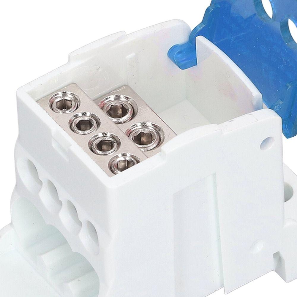Colorful 690V DIN Rail Distribution Box 80A Blue Green Yellow Terminal Junction Box Breaker Box Power Distribution