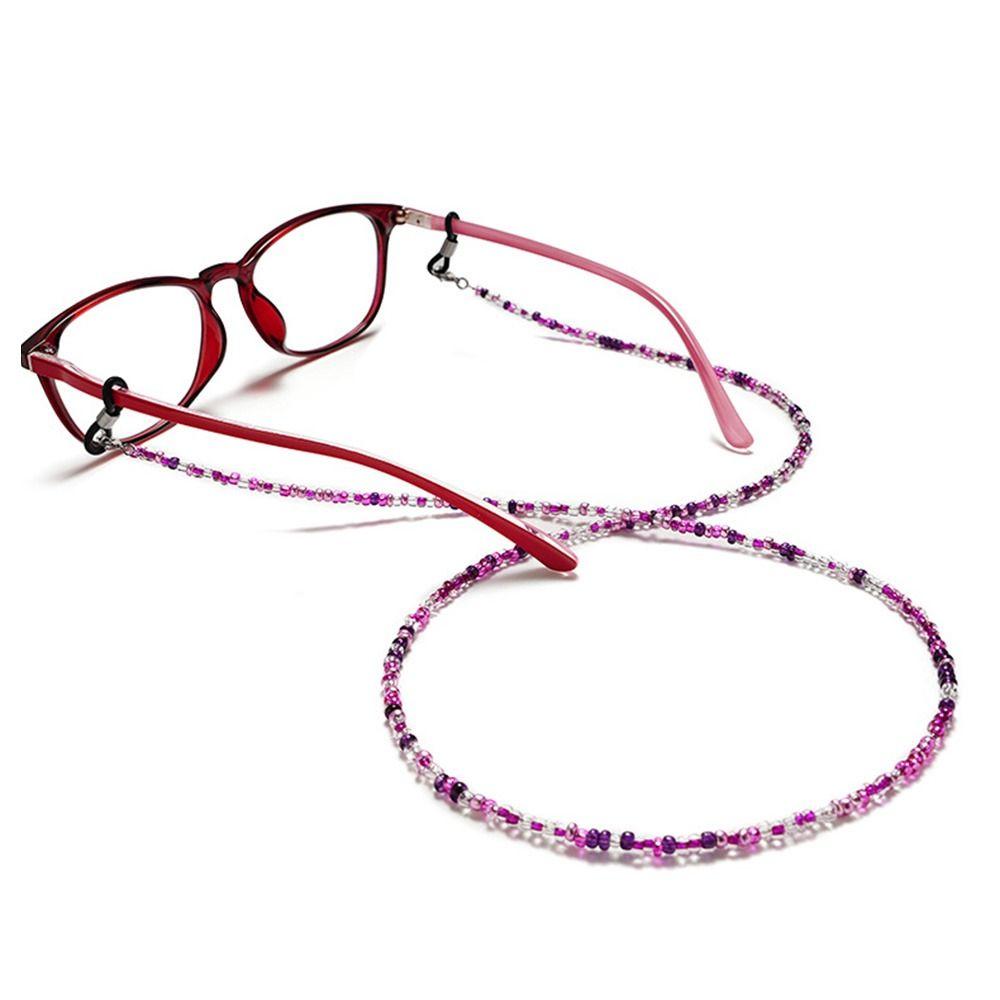 Organic Glass Eyeglass Mask Sunglasses Chains Anti-Lost Glasses Cord Holder  for Women Lady Girls