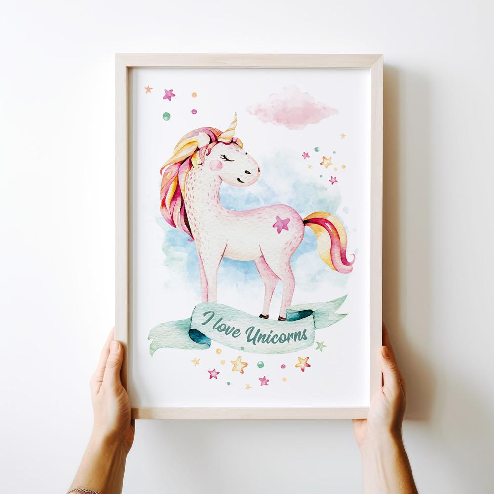 Unicorn Baby Poster