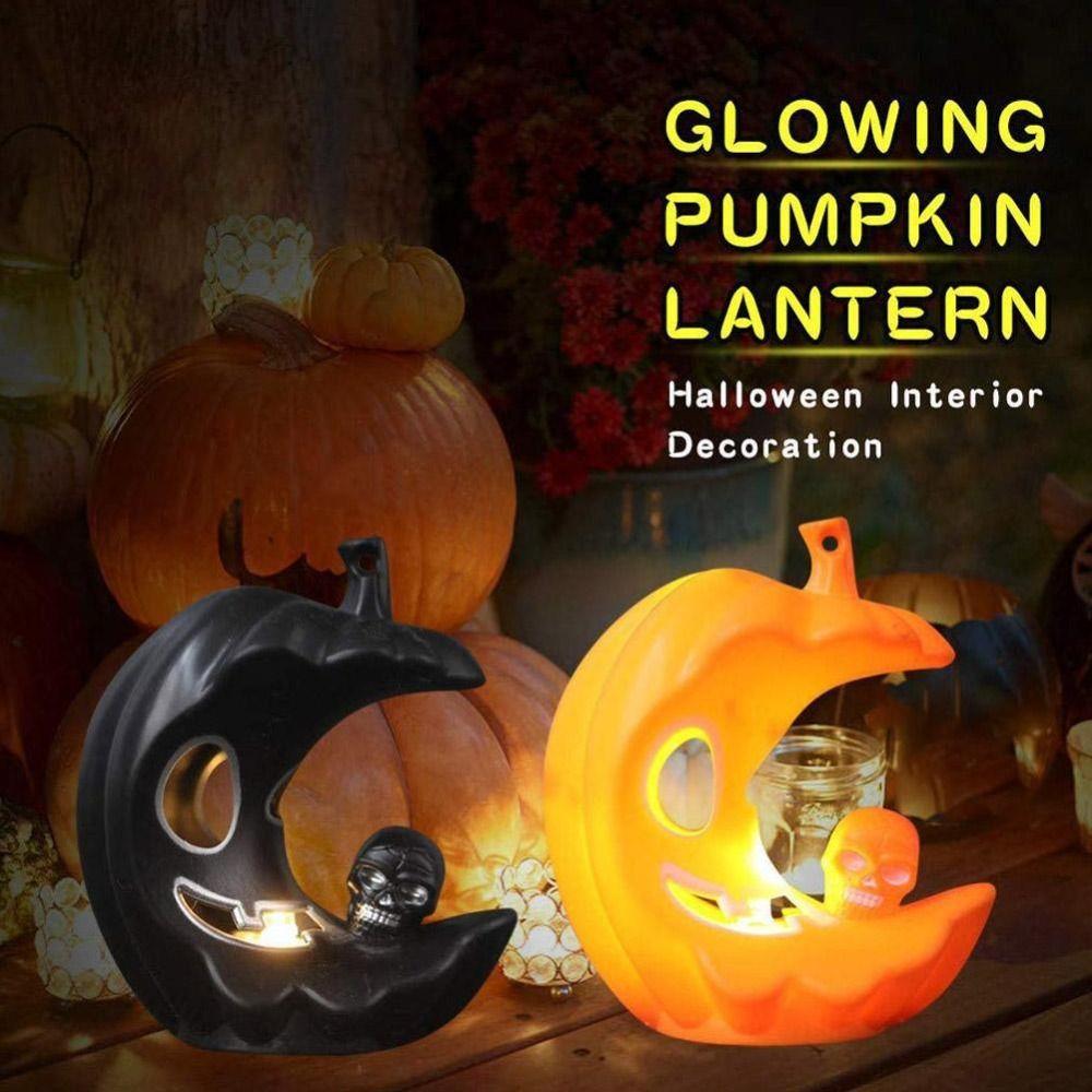 

2шт жуткие светодиодные фонари тыквы ночные огни декоративные черепа свечи в помещении