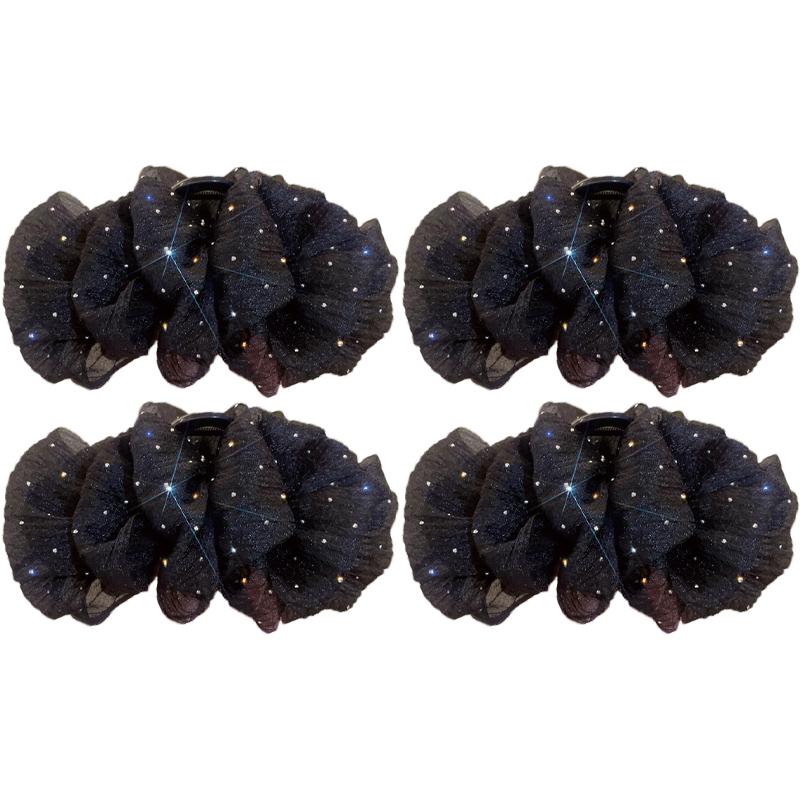 Super Fairy Mesh Cloud Hair Clip Woman Sweet Starry Shark Clip Fashion Hair Accessories