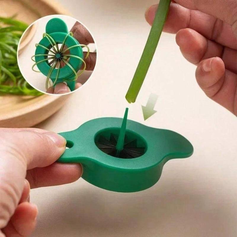 1PC Green Onion Cutter Superfine Onion Flower Cutter Shredded Slicer Graters Easy Manual Vegetable Shredder Mini Accessories
