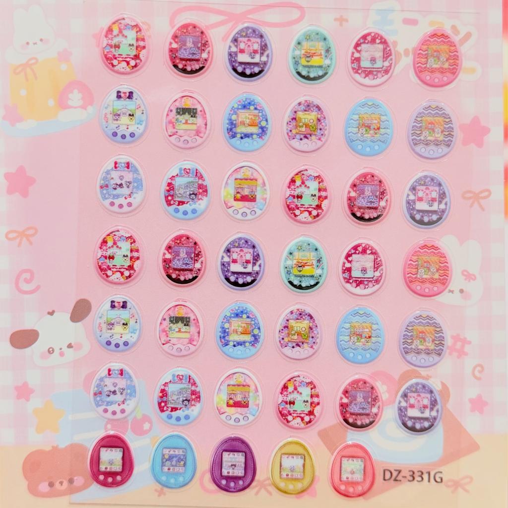 Uni Stickers Character Stickers Angel, Devil Carnival Fairy Tale World Dlc Character Dessert Stickers Cute Gifts
