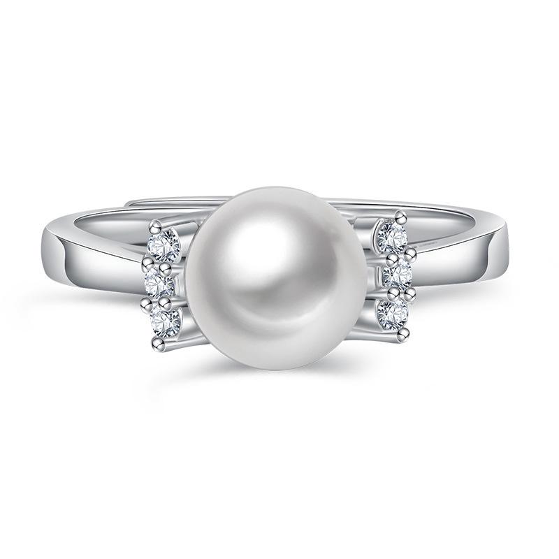 2022 Korean Fashion Women's Diamond Flash Open Ring - Stylish Hollow Design