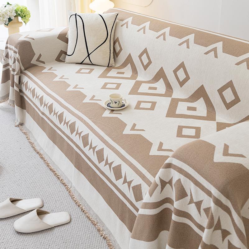 

Мягкое и липкое синельное полотенце двойного назначения против морщин, противоскользящее, кошачьих царапин и приятное для кожи диванное полотенце 180x130cm