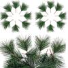 5/10Pcs Artificial Pine Needle 11CM Branch Green Plant Pine Needle for DIY Christmas Thanksgiving Wedding Home Garden Decoration