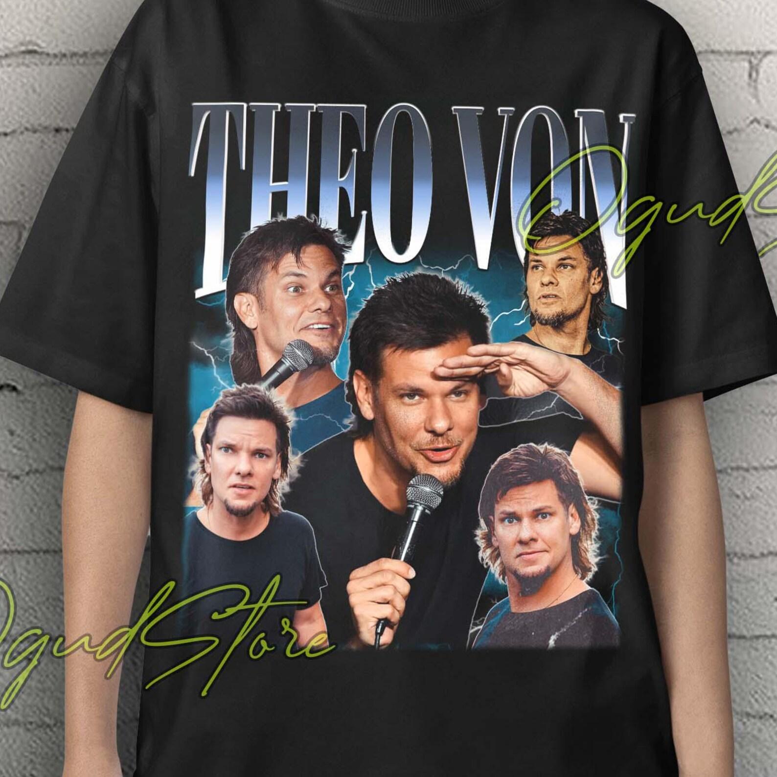 Theo Von Tshirt, Theo Von Shirt, Comedian Theo Von Vintage Tees, Theo Von Fan, Funny Theo Von Meme Poster, Retro Theo Von Vintage Tees Gift 2XL