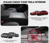 5PCS Center Console Organizer Tray For Tesla Model Y 2026 Model 3 Cup Holder Phone Holder Console Electrostatic Adsorption Cover