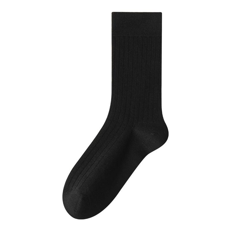Women's Autumn and Winter Vertical Striped Warm Long Stockings, Antibacterial, Deodorizing, Sweat-absorbing Long Stockings, Stack Socks