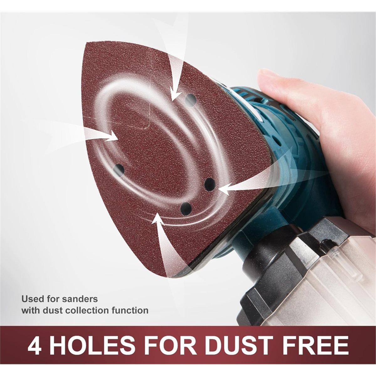 

Mouse Sander Pads 30-Piece 80 Grit Mouse Sanding Pads 4 Holes Detail Sander Pad Hook and Loop Sandpaper for Mouse Sander China Mainland