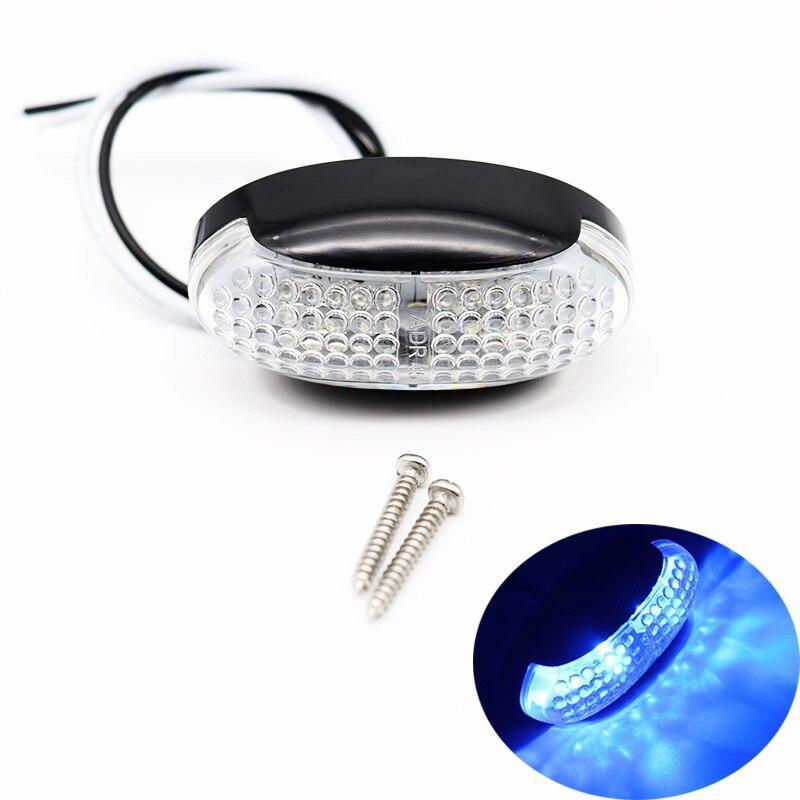 4LED 12V/24V Car Trailer Truck Clear Side Marker Indicator Light Lorry Lamp Amber + Red /Red / Amber / White