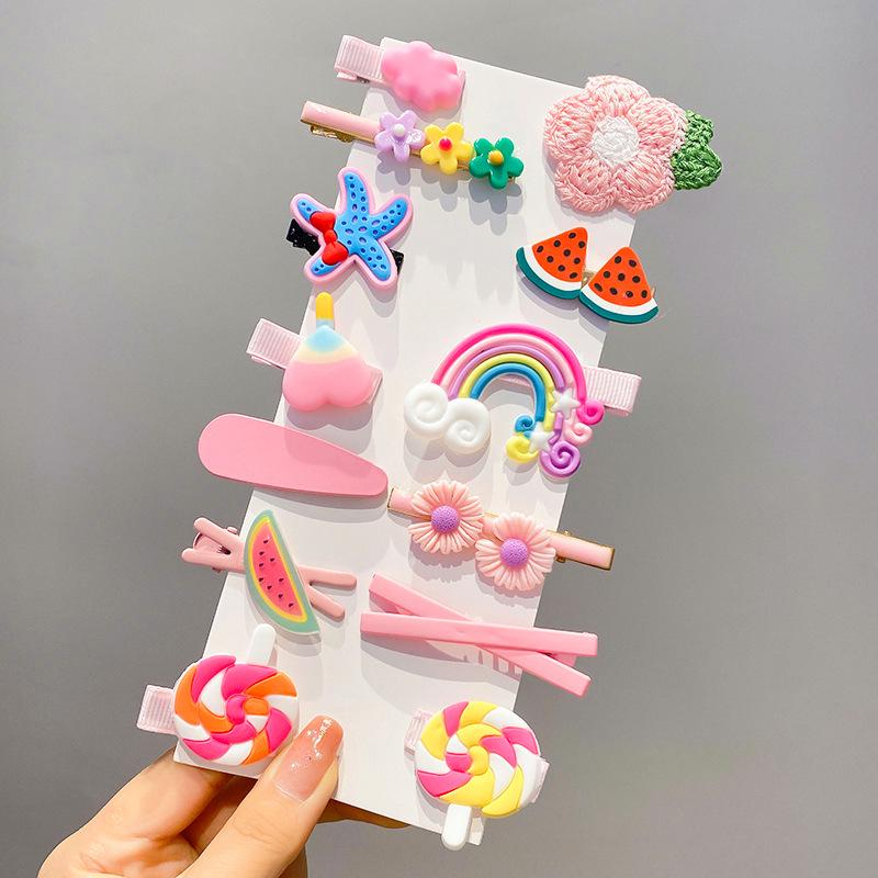 2024 Bunte Entenschnabel-Haarspangen für Mädchen - Niedliche Seitenscheitel & Frizzige Haarnadeln Kinder-Kopfschmuck