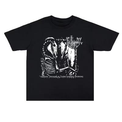 Lässiges Sommer Deutschland Black Rock Bethlehem Band Aufdruck Damen Freizeit Kurzarm T-Shirt Freizeitmarke Hohe Qualität