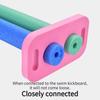 Colorful EVA Swimming Noodle Connector 2 Cross Holes Foam Tube Connector For Summer Pool Beach Water Fun Toys