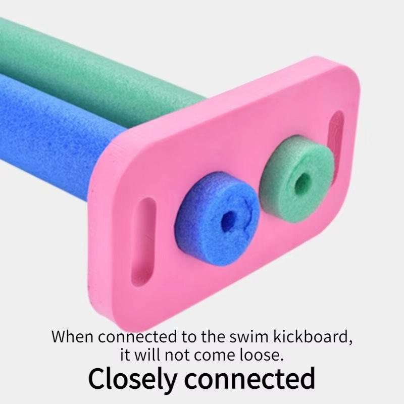 Colorful EVA Swimming Noodle Connector 2 Cross Holes Foam Tube Connector For Summer Pool Beach Water Fun Toys
