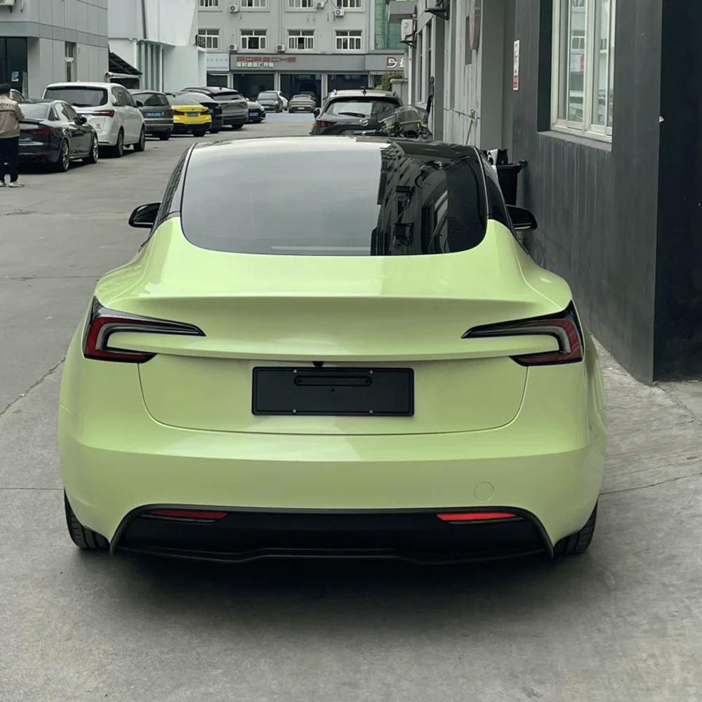 Car Sticker Crystal Avocado Green Car Wrapping Film PET Sticker Bubble Free Auto Decals Car Accessories Exterior Interior