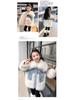 Girls' Fashionable Denim Fleece-lined Jacket - Autumn/Winter 2025 Faux Fur Coat for Children