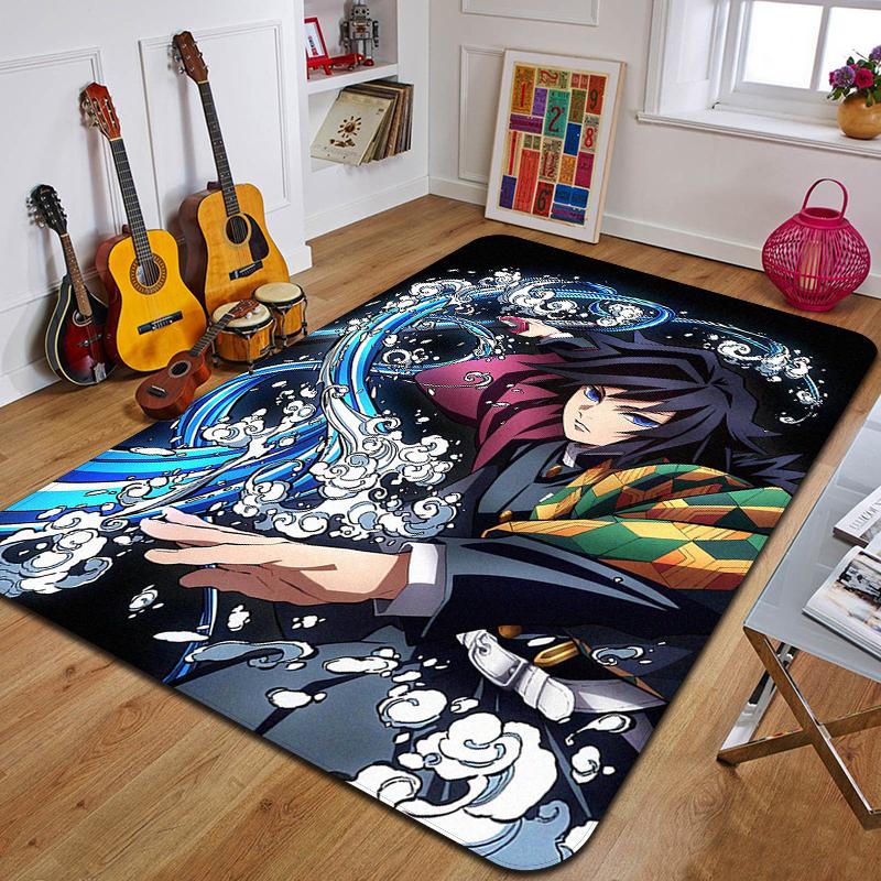 D-demons Layer Printed Carpet Fashion Yoga Mat Bedroom Decorative Carpet Living Room Bathroom Decorative Floor MAt Birthday Gift