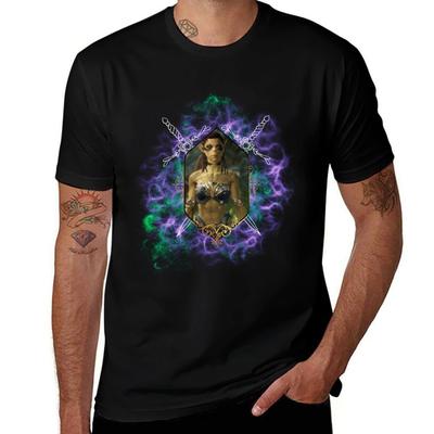 Lae'zel T-Shirt g Herren-T-Shirts Anime-T-Shirts Oversize Herren-T-Shirt Grafik-T-Shirt