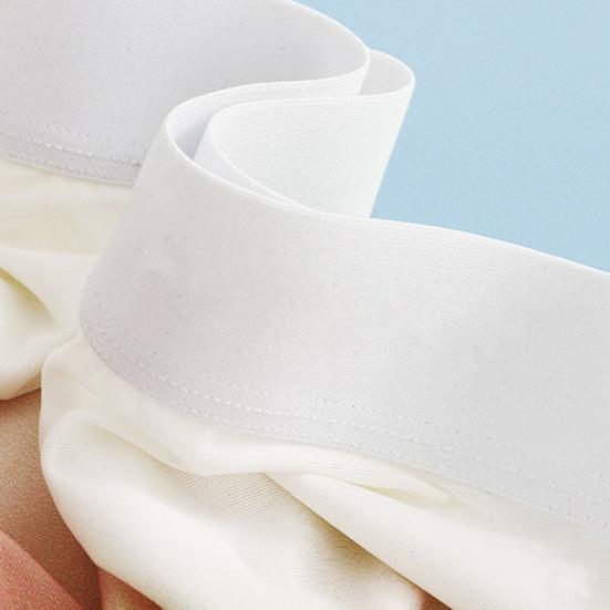 Boxer da uomo, con stampa a lettere, con stampa sfumata, in seta ghiacciata, con design a U convesso, vestibilità aderente, mutandine ad alta elasticità