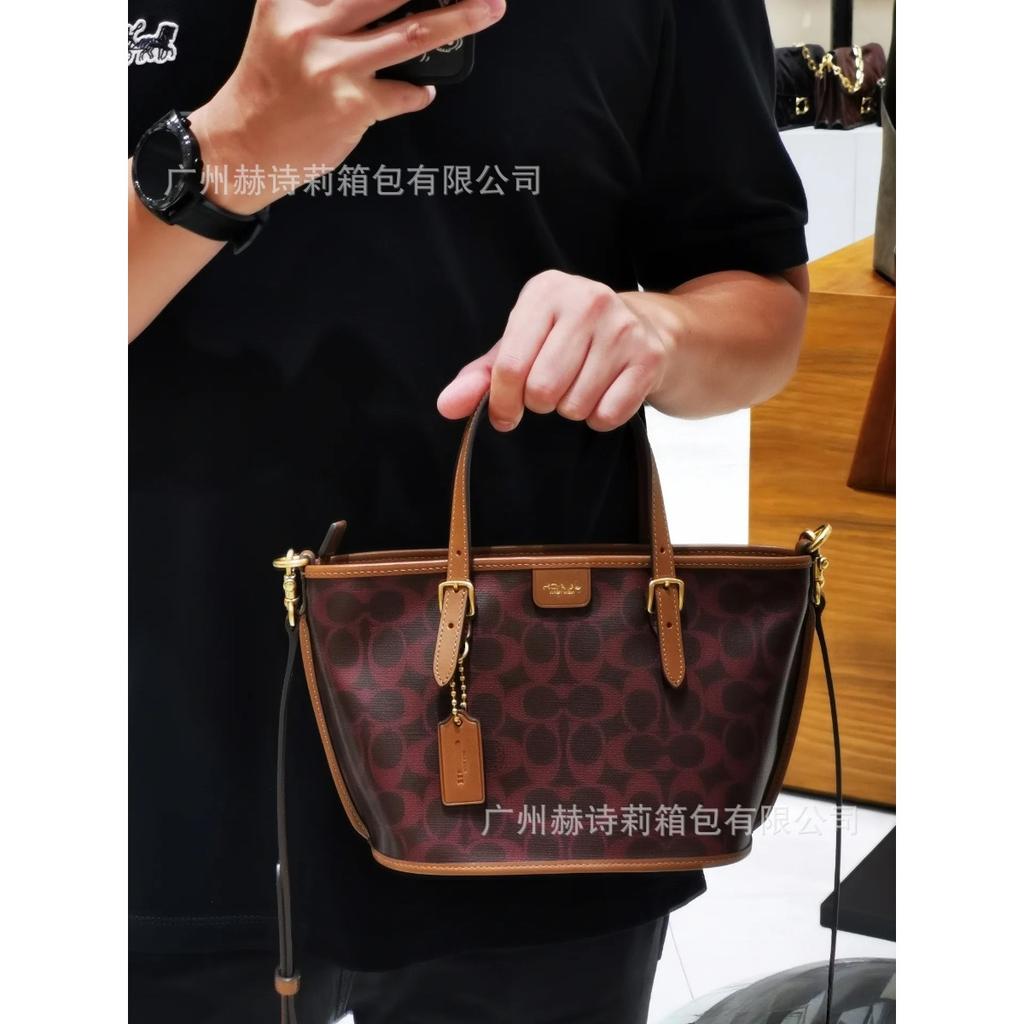 Koujia High Quality Taxi21 Mini Tote Bag Retro Old Flower Portable Vegetable Basket Versatile Fashion Messenger Women's Bag